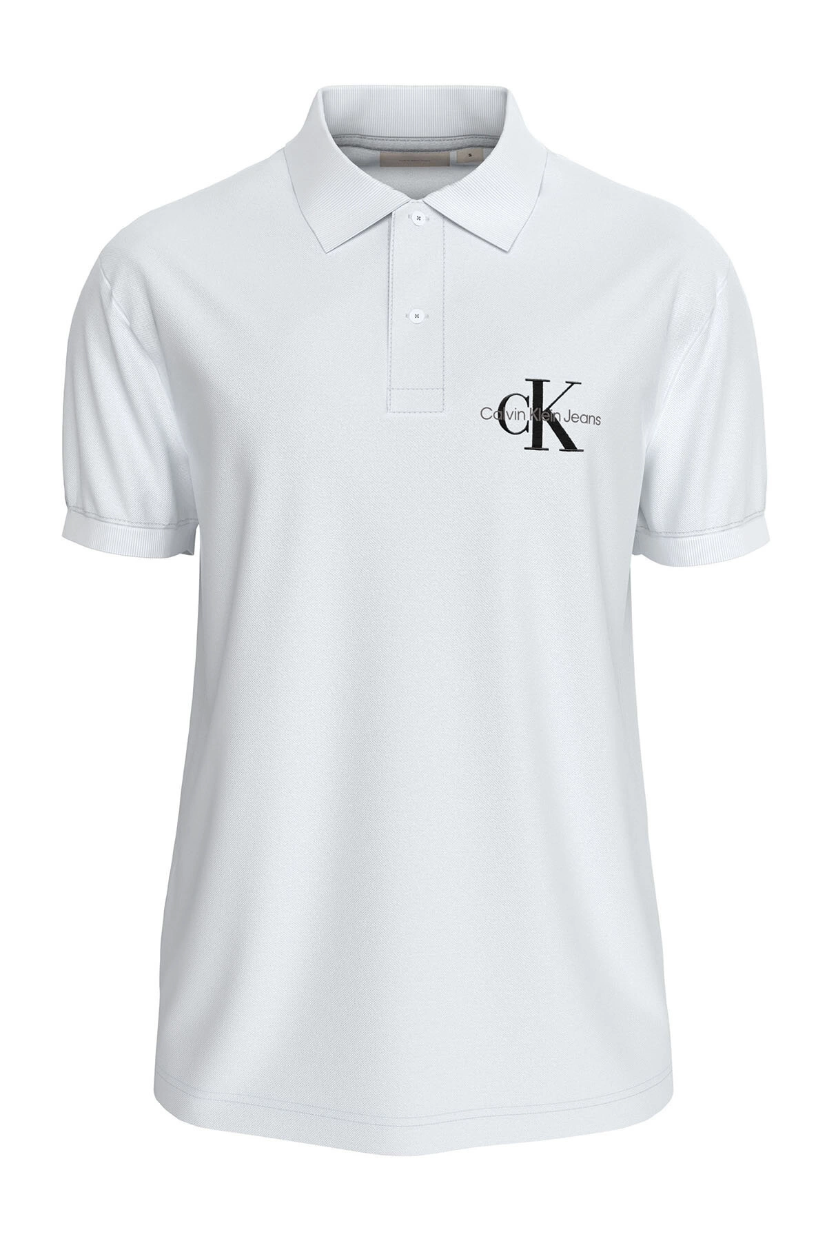 Calvin K. Onlogo Polo T-shirt – Beyaz