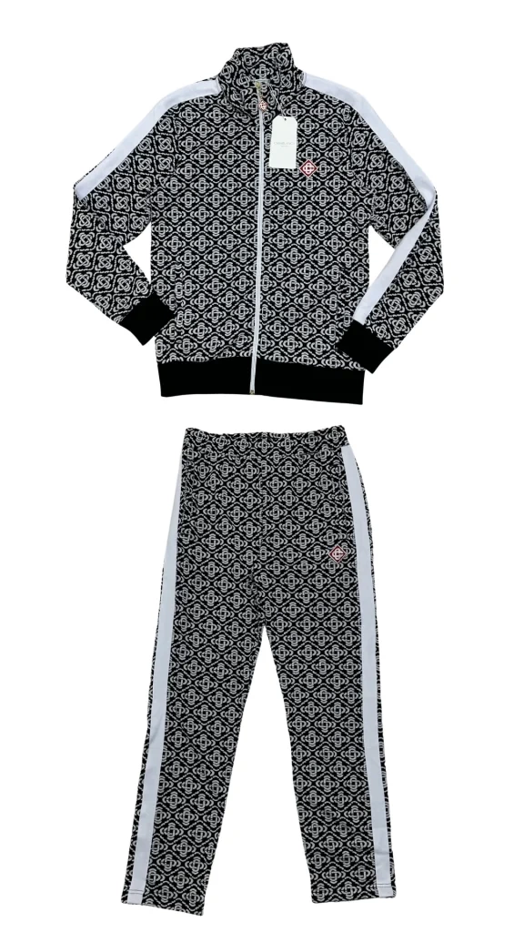 CASABLNC Monogram Eşofman Takımı - Siyah/Desen