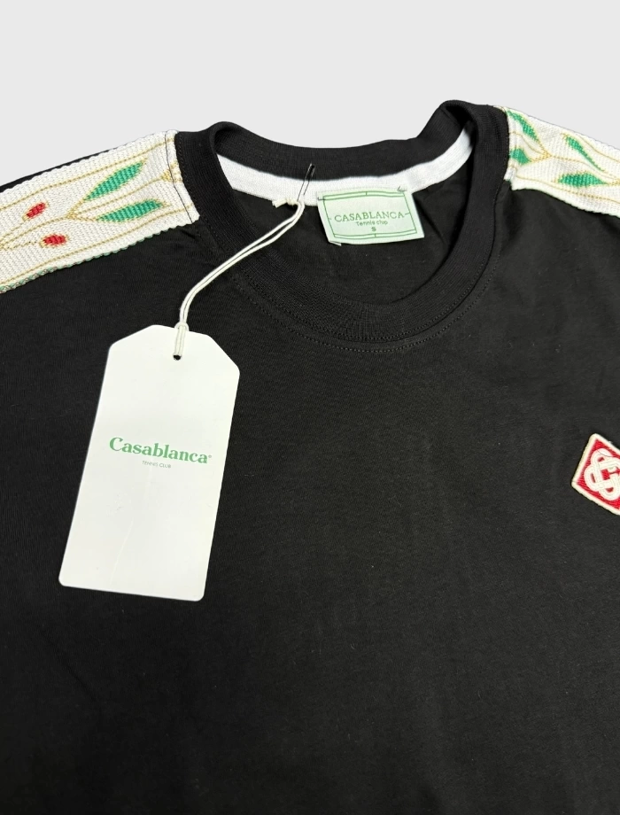 CASABLNC T-shirtlü Eşofman Takımı - Siyah
