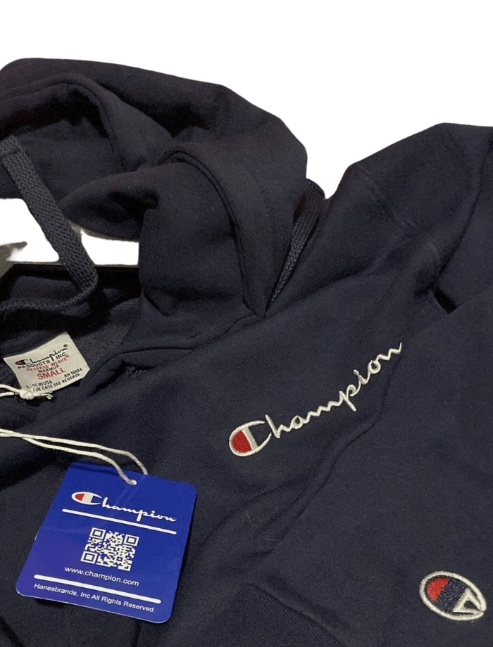 CHMPN Basic Logo Hoodie - Lacivert