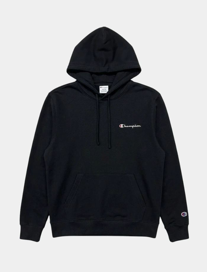 CHMPN Basic Logo Hoodie - Siyah