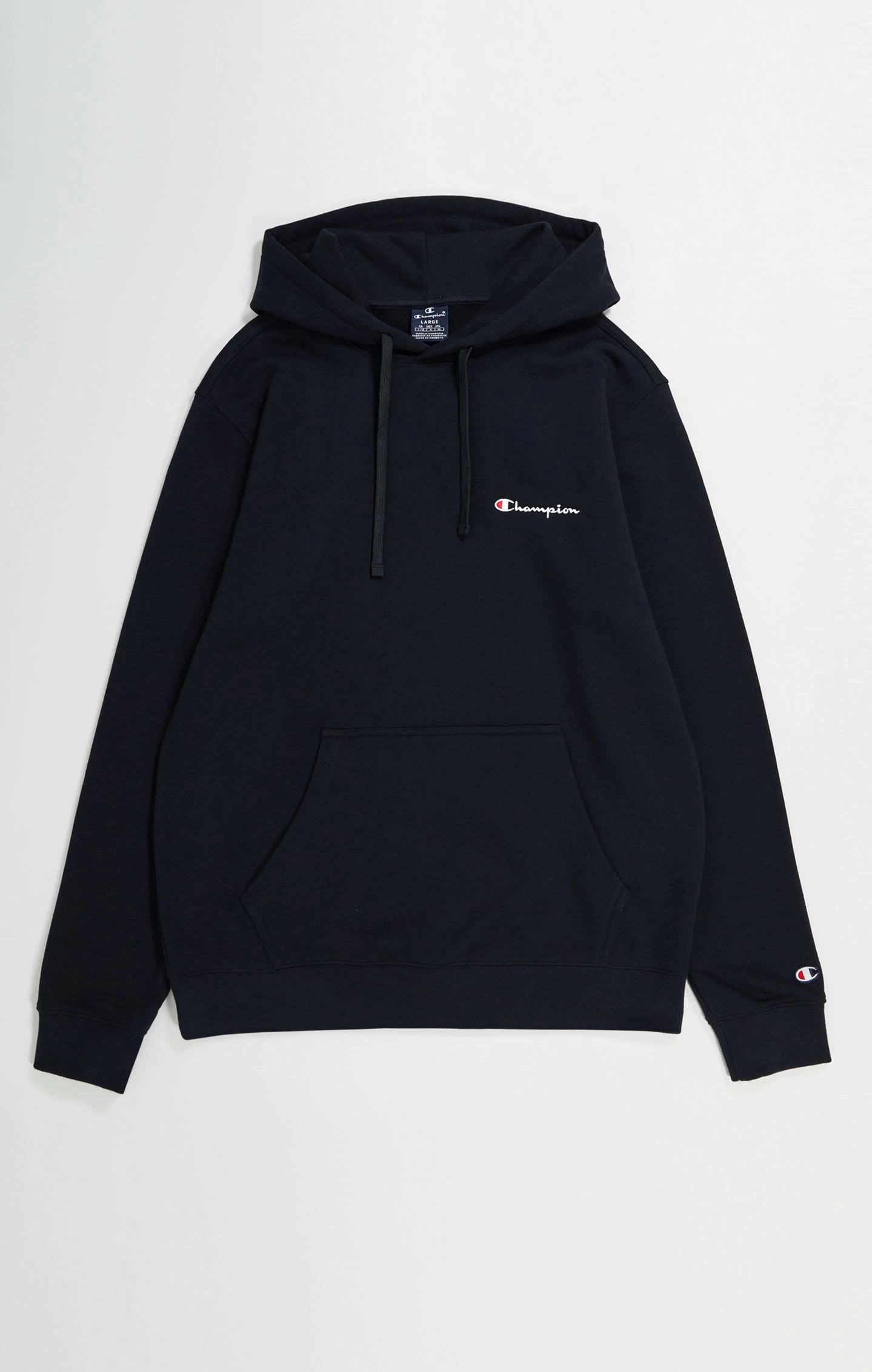CHMPN Basic Logo Hoodie - Siyah