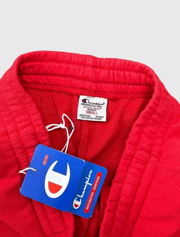 CHMPN Basic Logo Şort – Kırmızı
