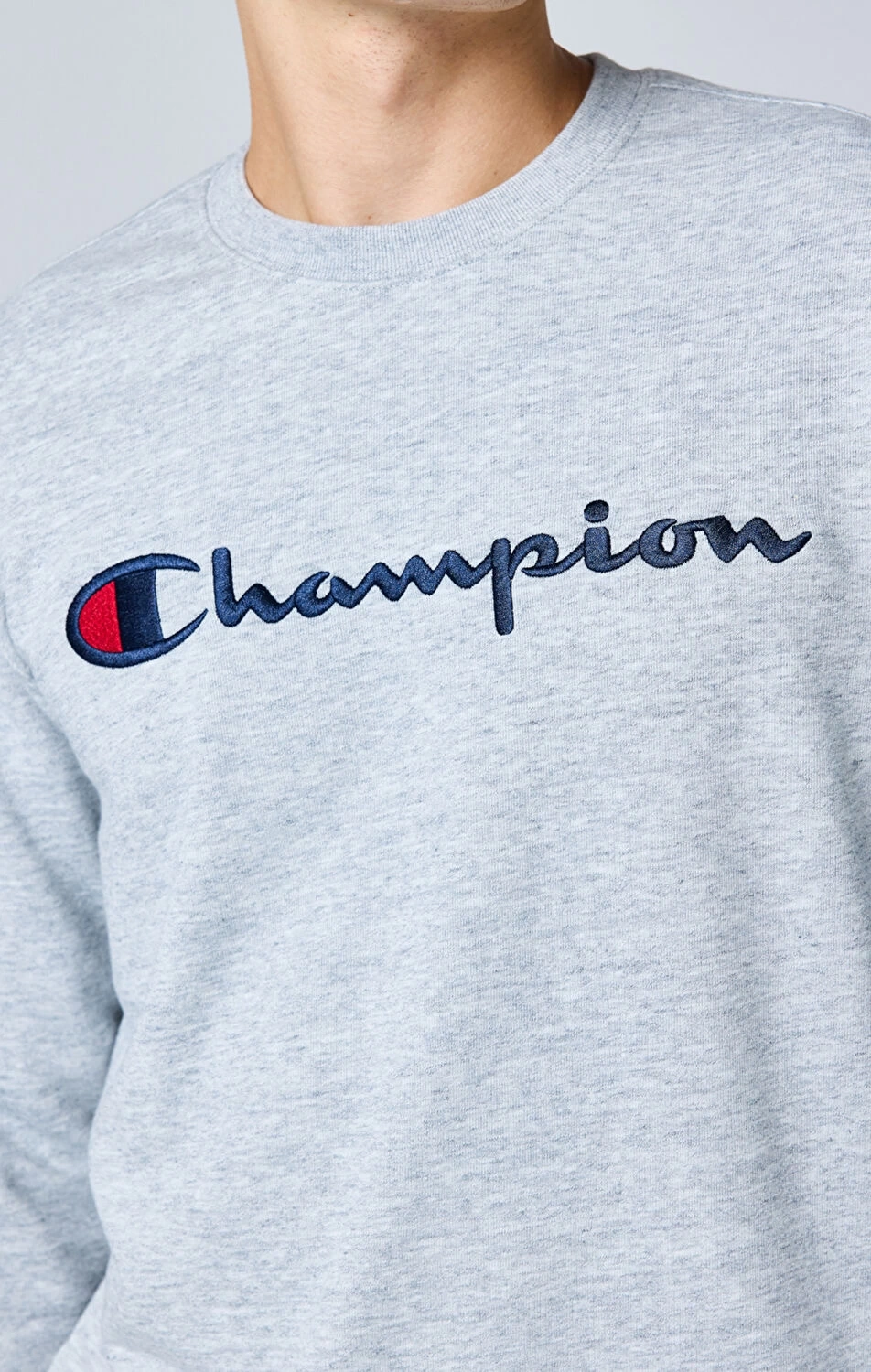 CHMPN Crewneck Sweatshirt- Gri