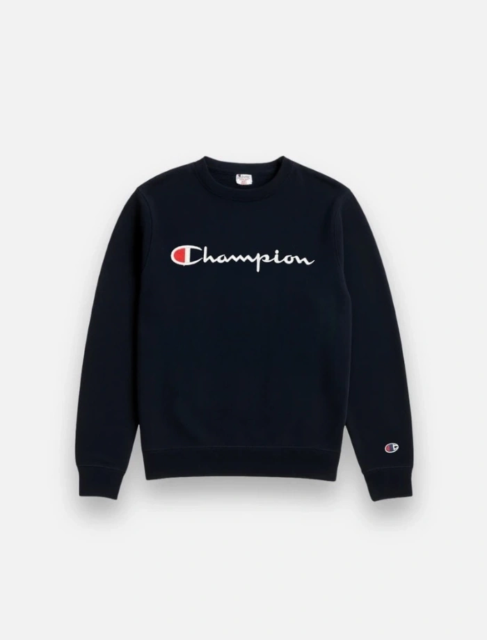 CHMPN Crewneck Sweatshirt- Siyah