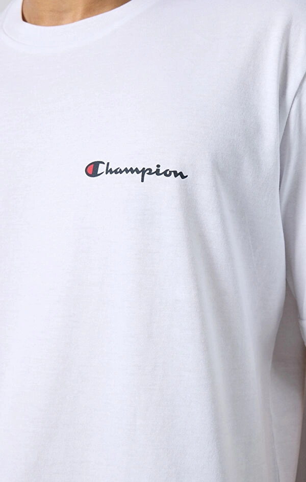 CHMPN Printed Logo T-shirt – Beyaz