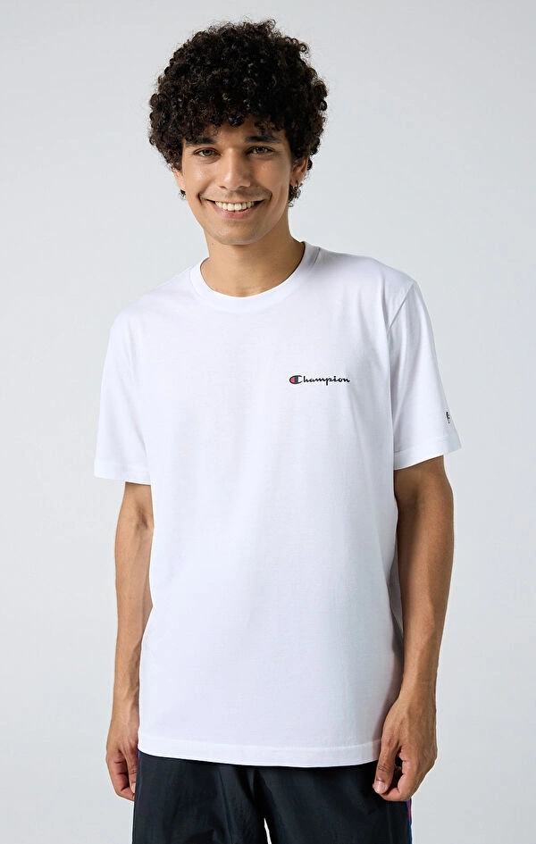 CHMPN Printed Logo T-shirt – Beyaz