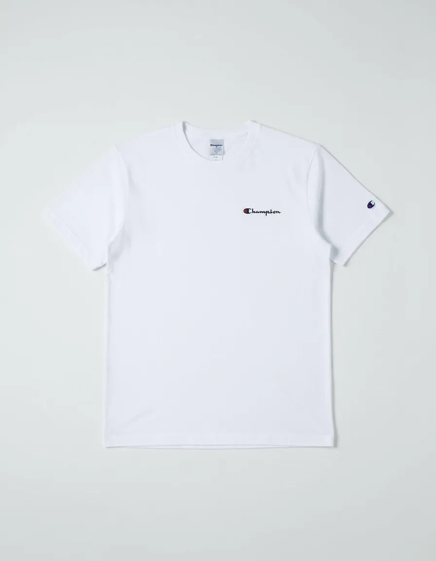 CHMPN Printed Logo T-shirt – Beyaz