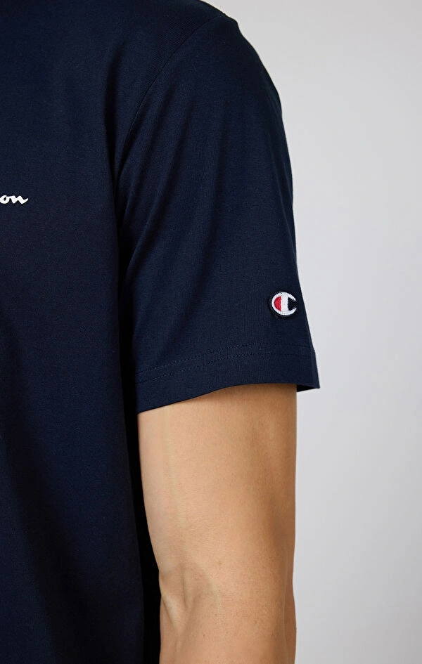 CHMPN Printed Logo T-shirt – Lacivert