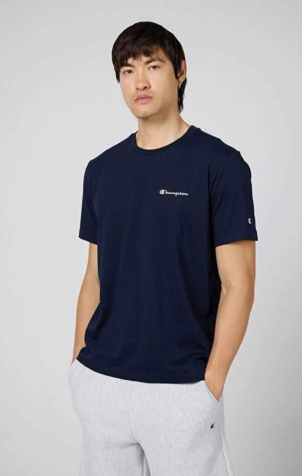 CHMPN Printed Logo T-shirt – Lacivert