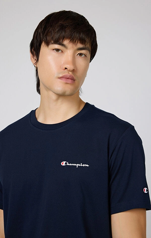 CHMPN Printed Logo T-shirt – Lacivert