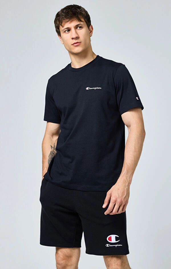 CHMPN Printed Logo T-shirt – Siyah