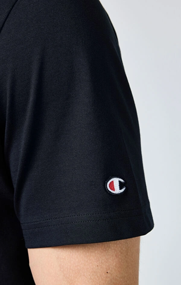 CHMPN Printed Logo T-shirt – Siyah