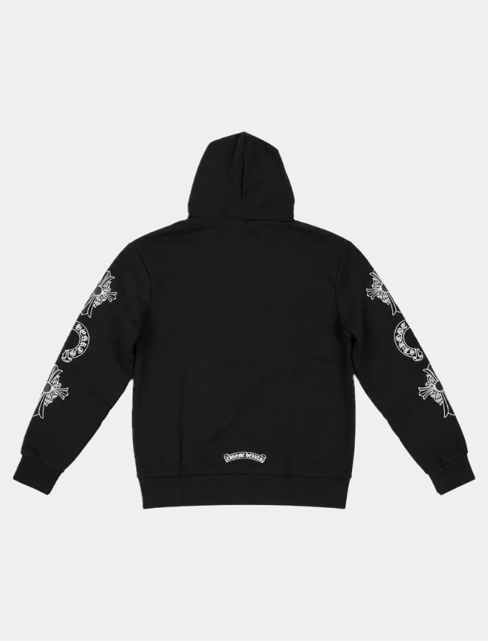 Chrome Hearts Kapüşonlu Hoodie – Siyah