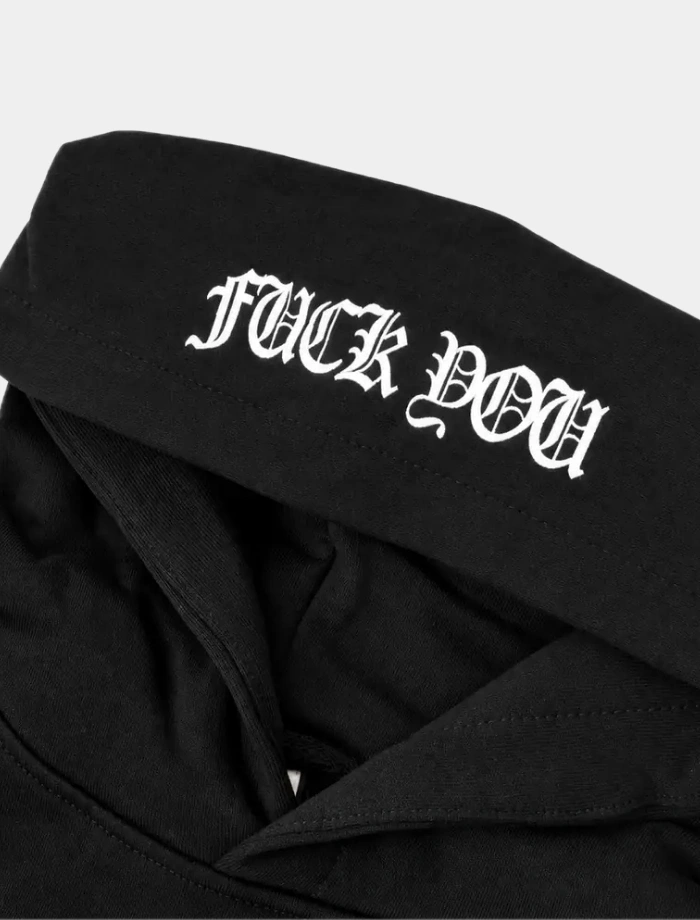 Chrome Hearts Kapüşonlu Hoodie – Siyah