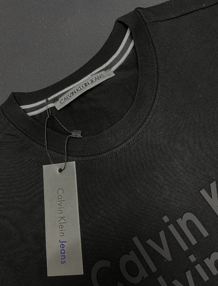 CK Half Letter T-shirt - Siyah