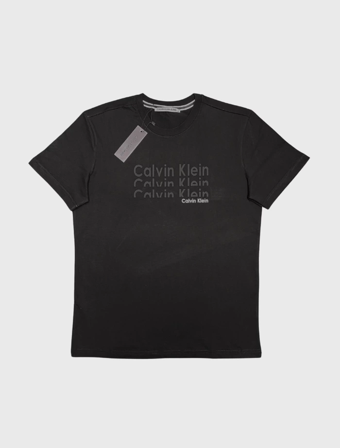 CK Half Letter T-shirt - Siyah