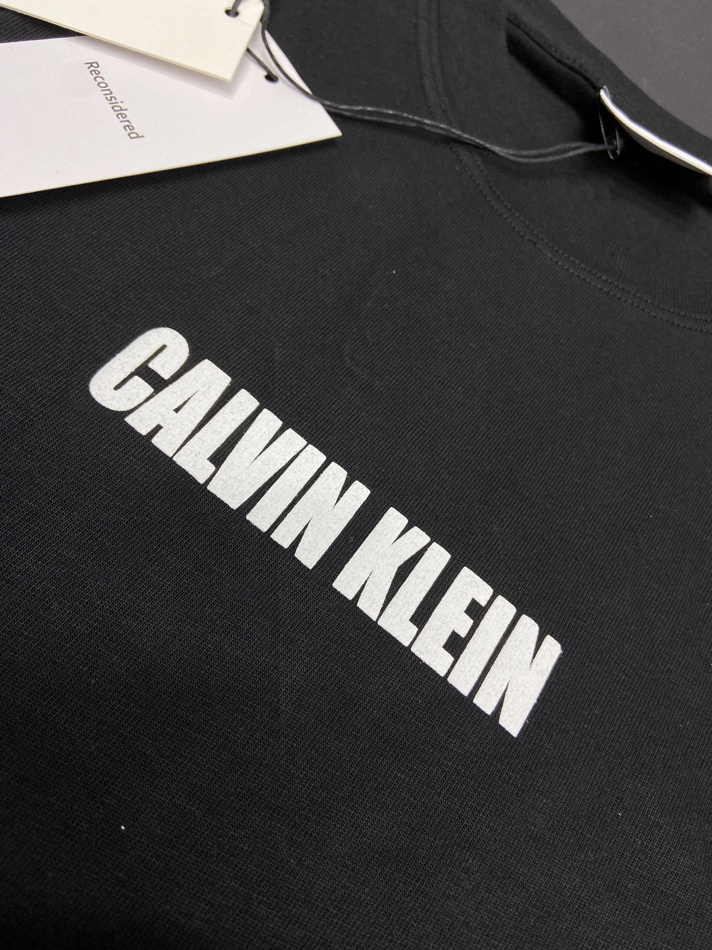 CK Wordmark Logo T-shirt - Siyah