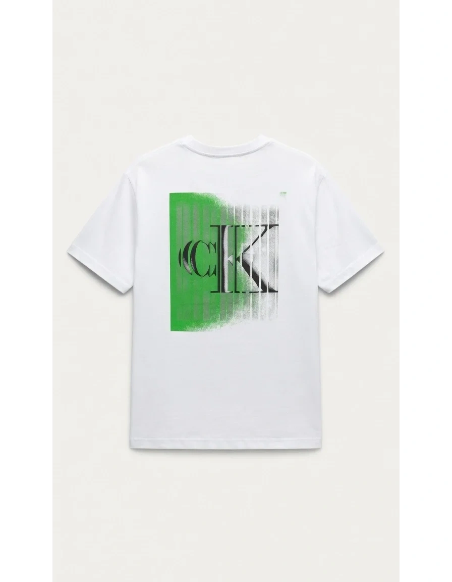 CK Greenty Logo T-shirt - Beyaz