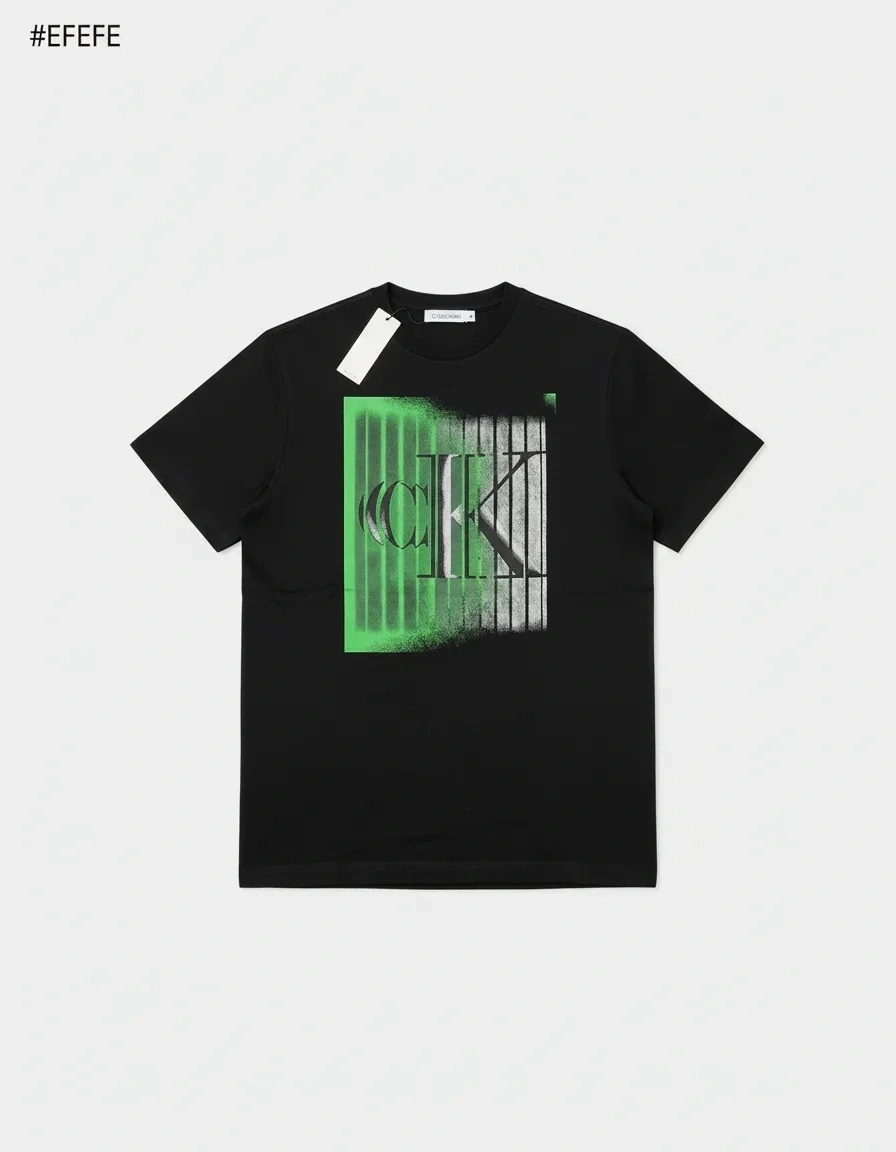 CK Greenty Logo T-shirt - Siyah