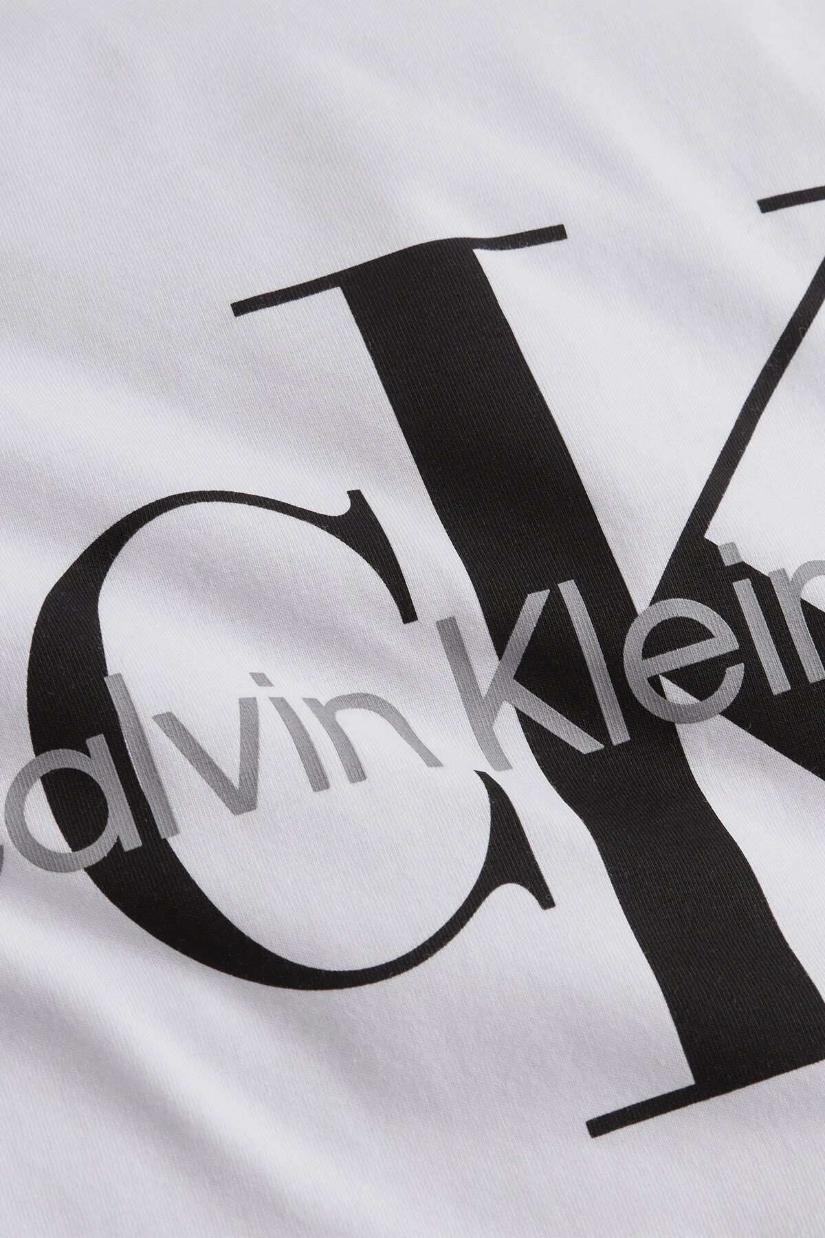 CK Mono Logo T-shirt - Beyaz