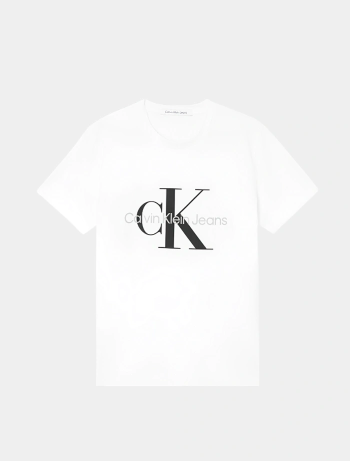 CK Mono Logo T-shirt - Beyaz