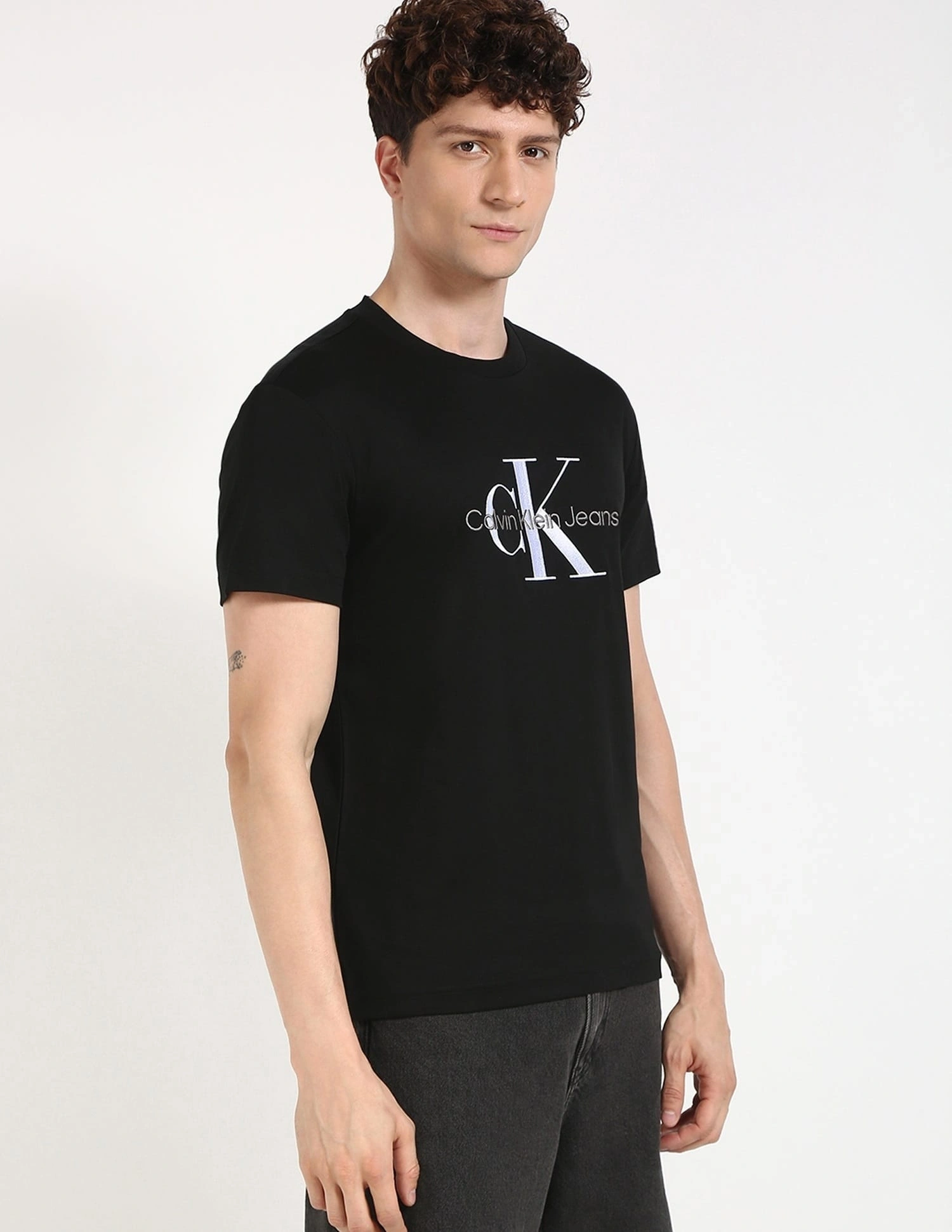CK Mono Logo T-shirt - Siyah