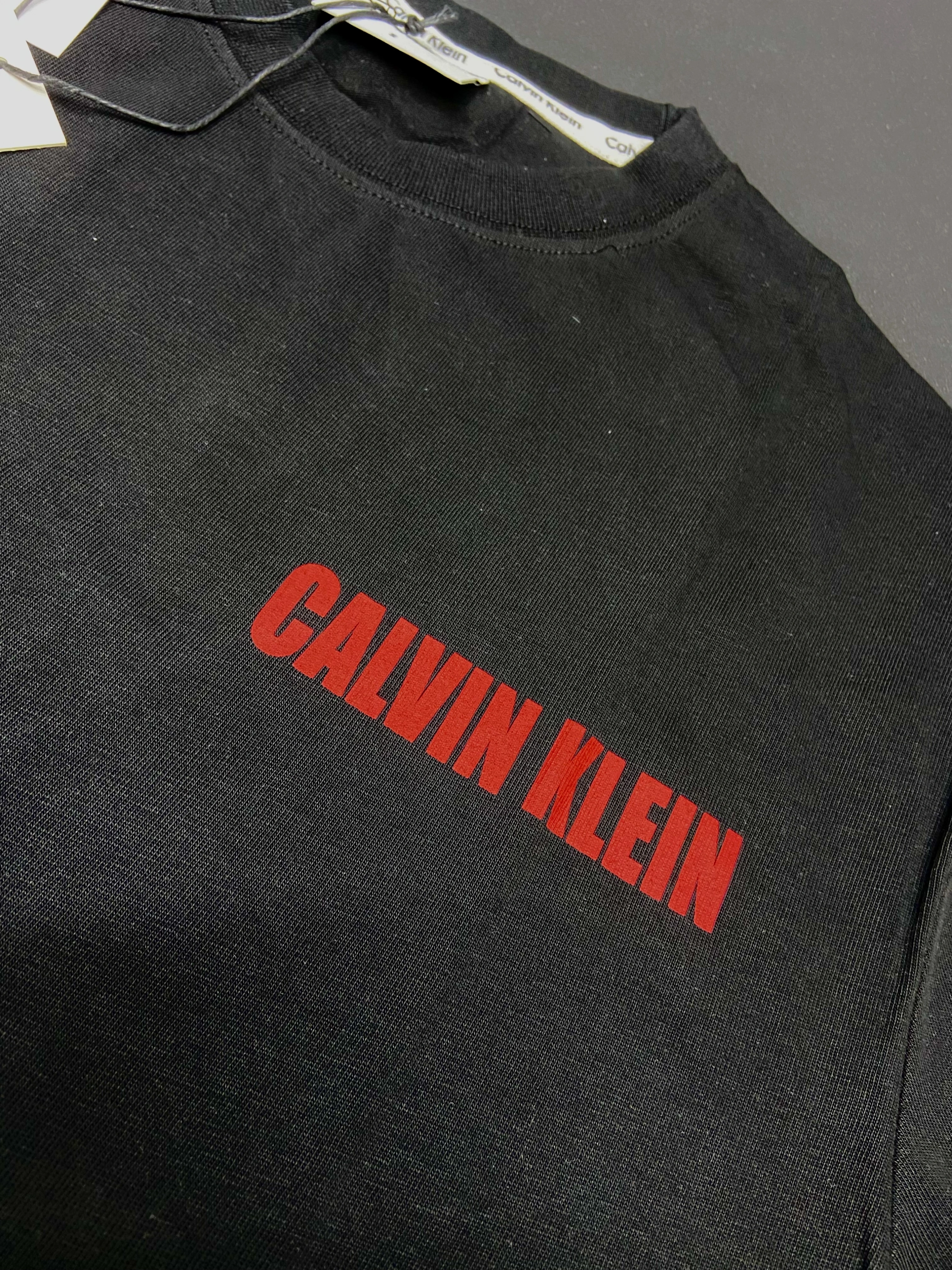 CK Red Logo T-shirt - Siyah