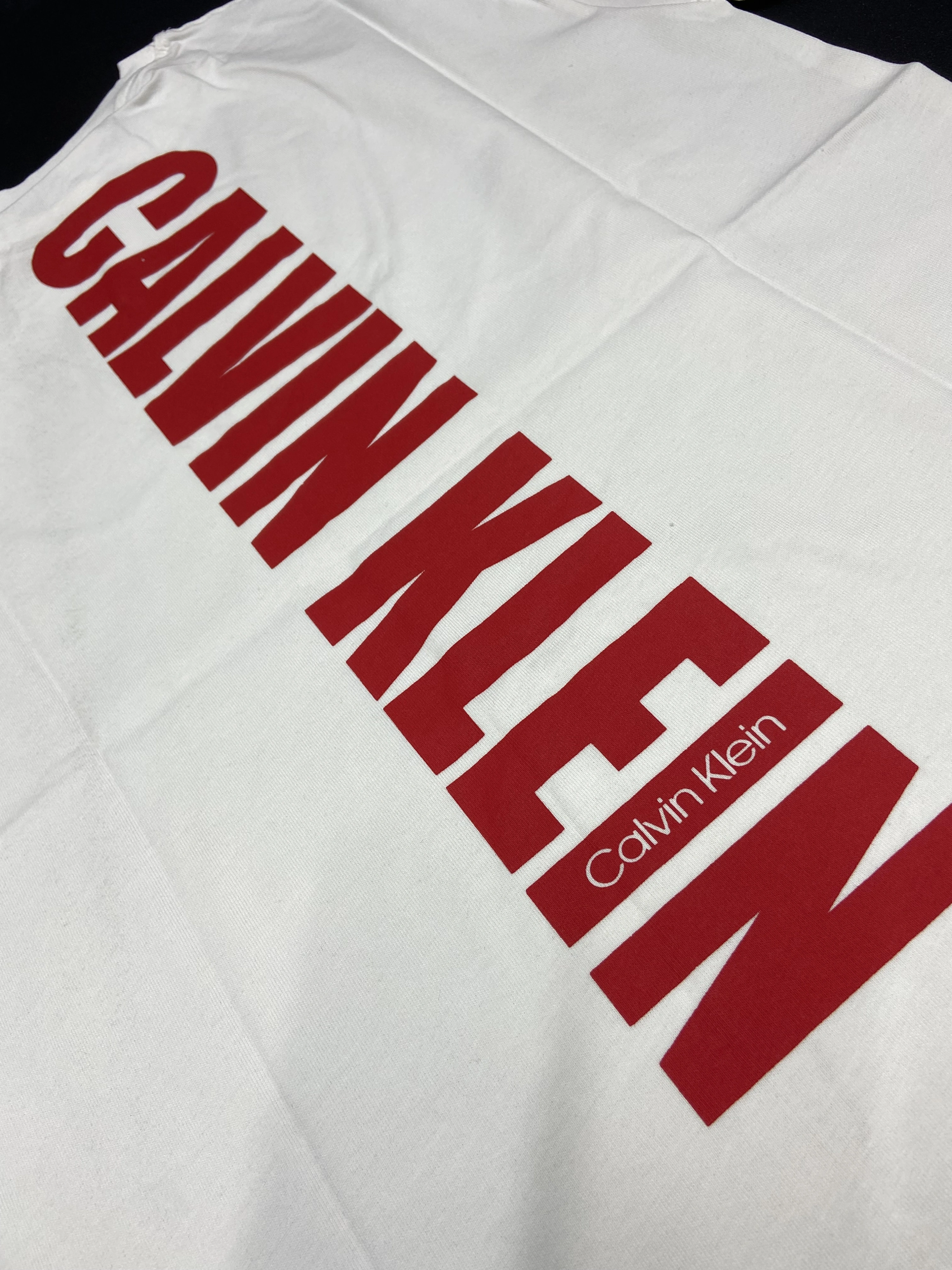 CK Red Logo T-shirt - Beyaz