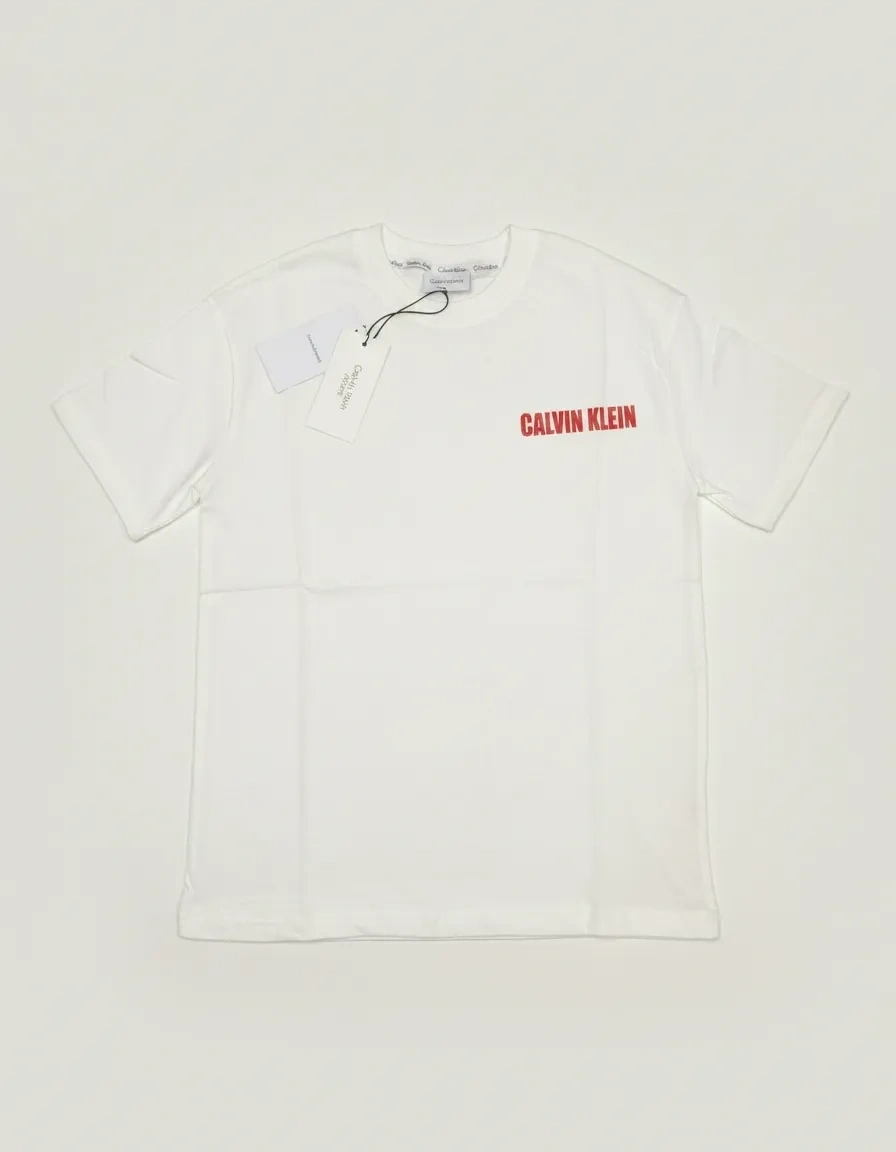 CK Red Logo T-shirt - Beyaz