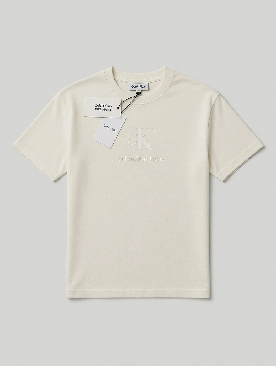 CK Shade Logo T-shirt - Beyaz