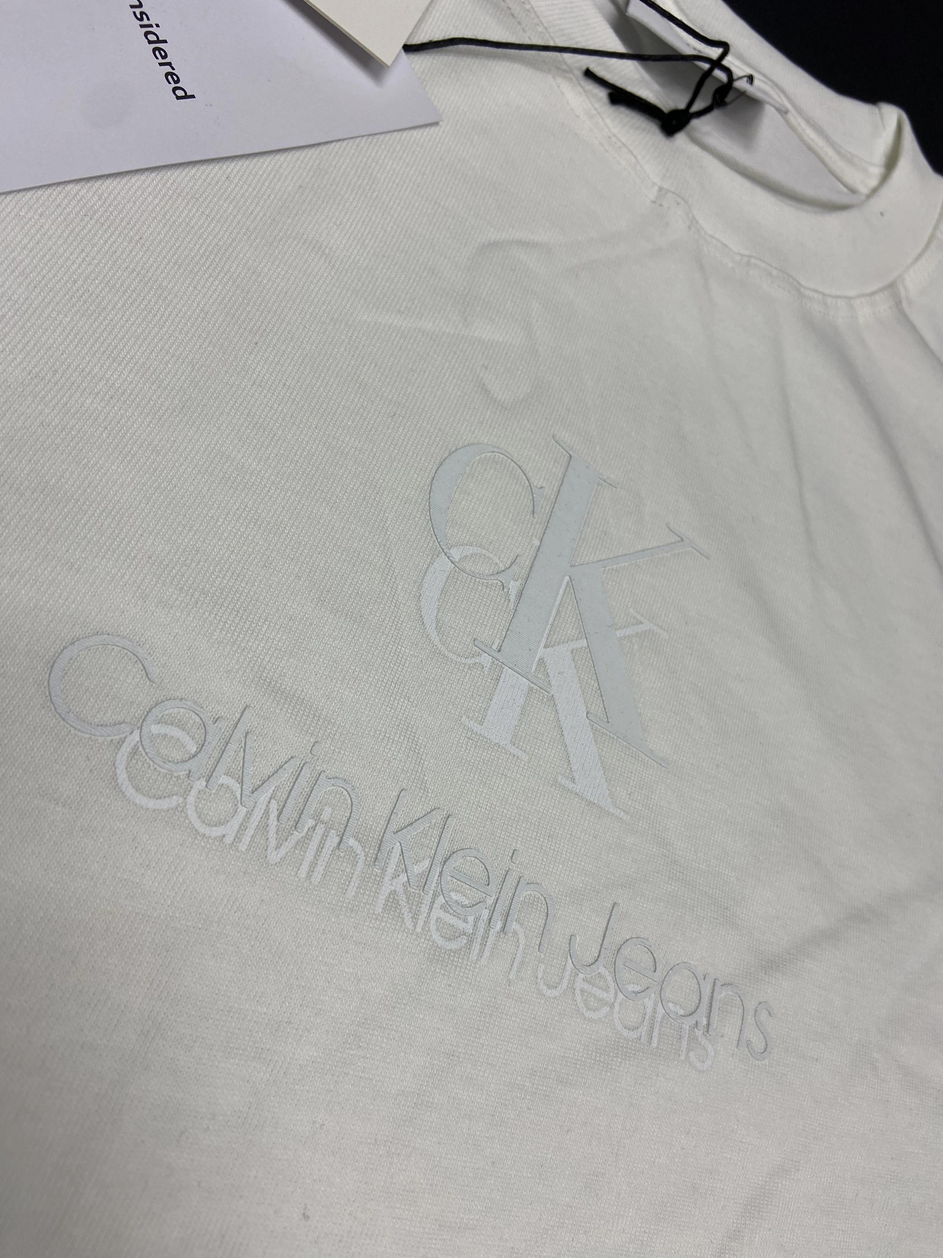 CK Shade Logo T-shirt - Beyaz