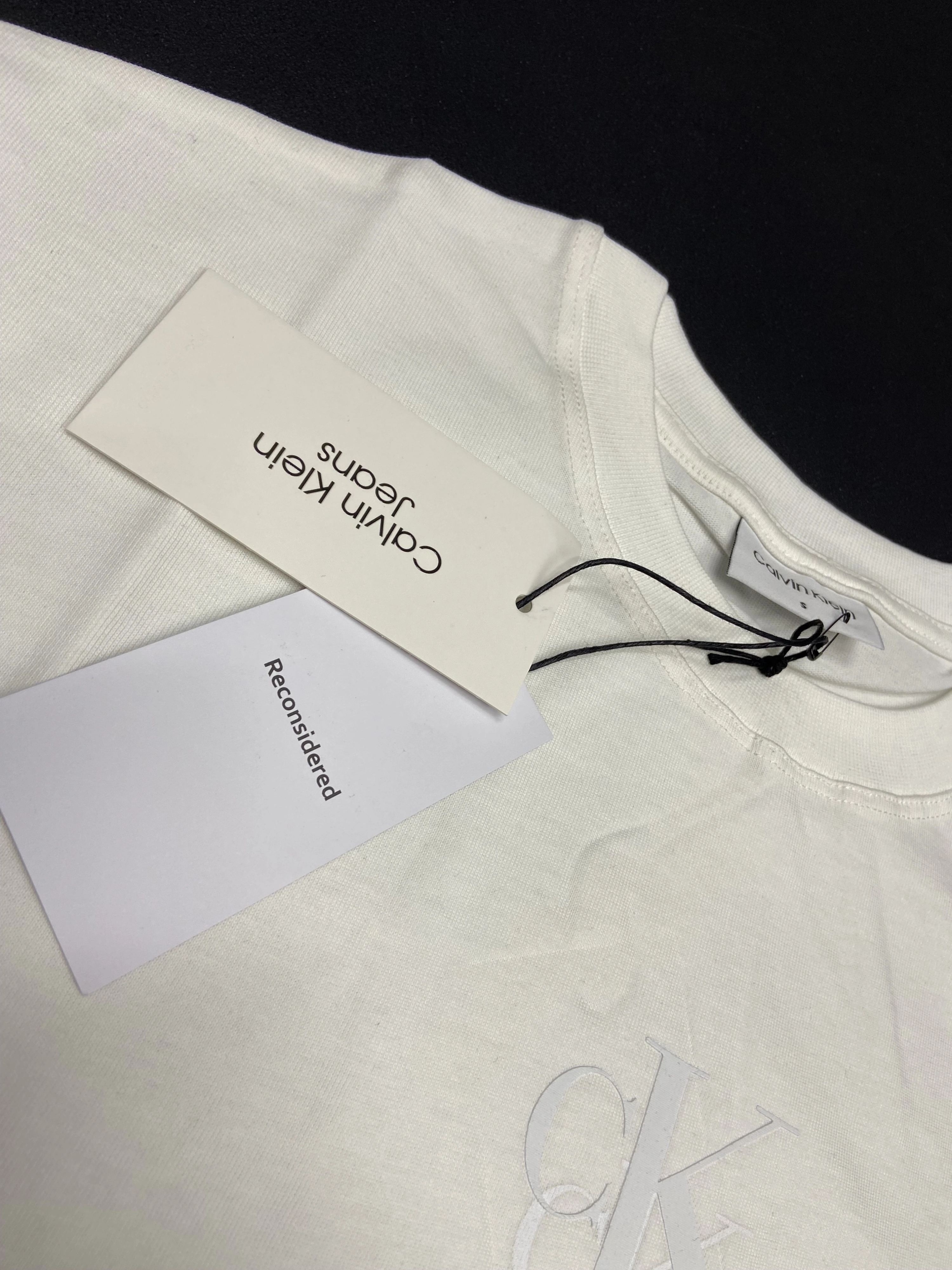 CK Shade Logo T-shirt - Beyaz