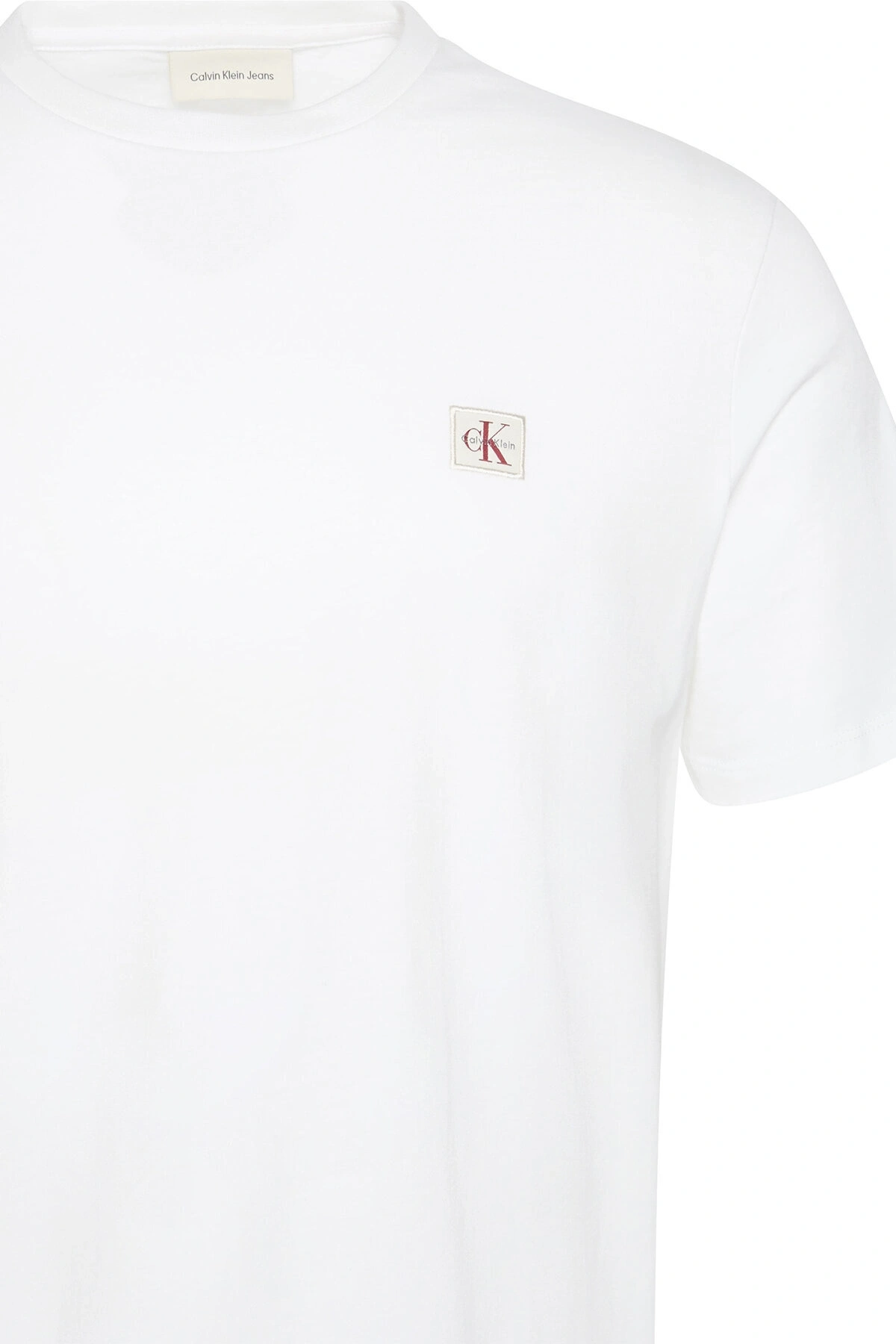 CK Square Logo T-shirt - Beyaz