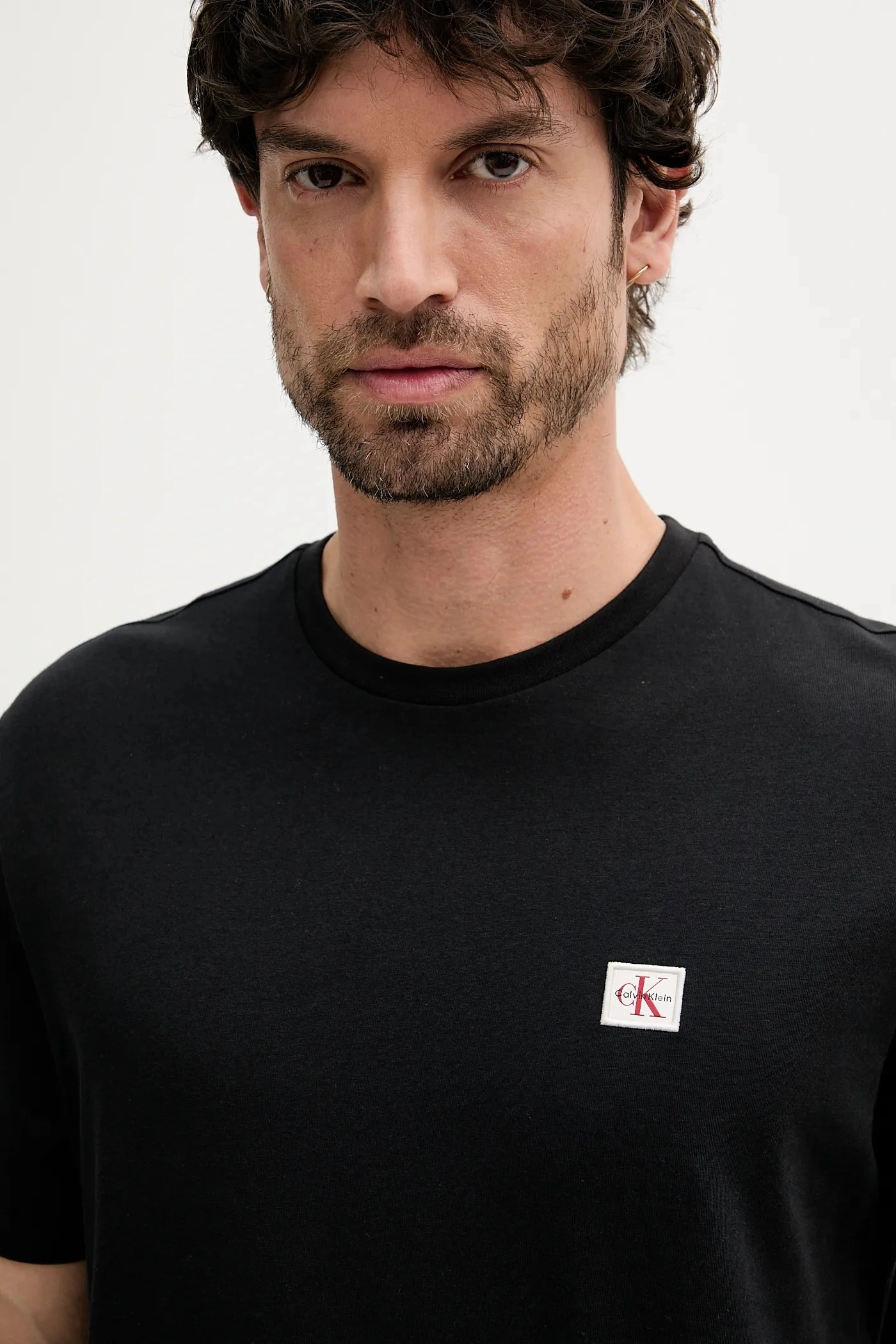 CK Square Logo T-shirt - Siyah