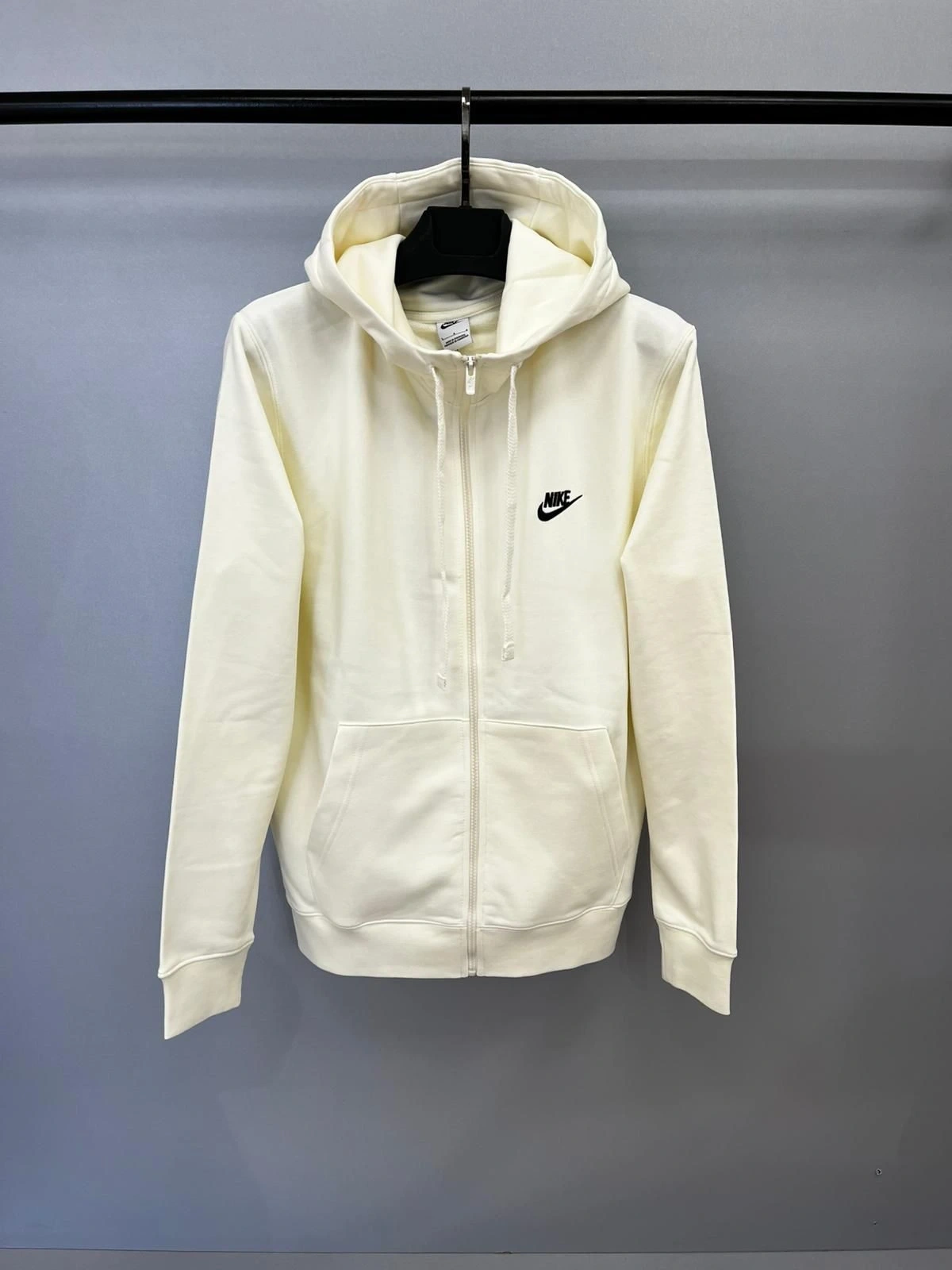 Club Fleece Full-zip Hoodie – Ekru