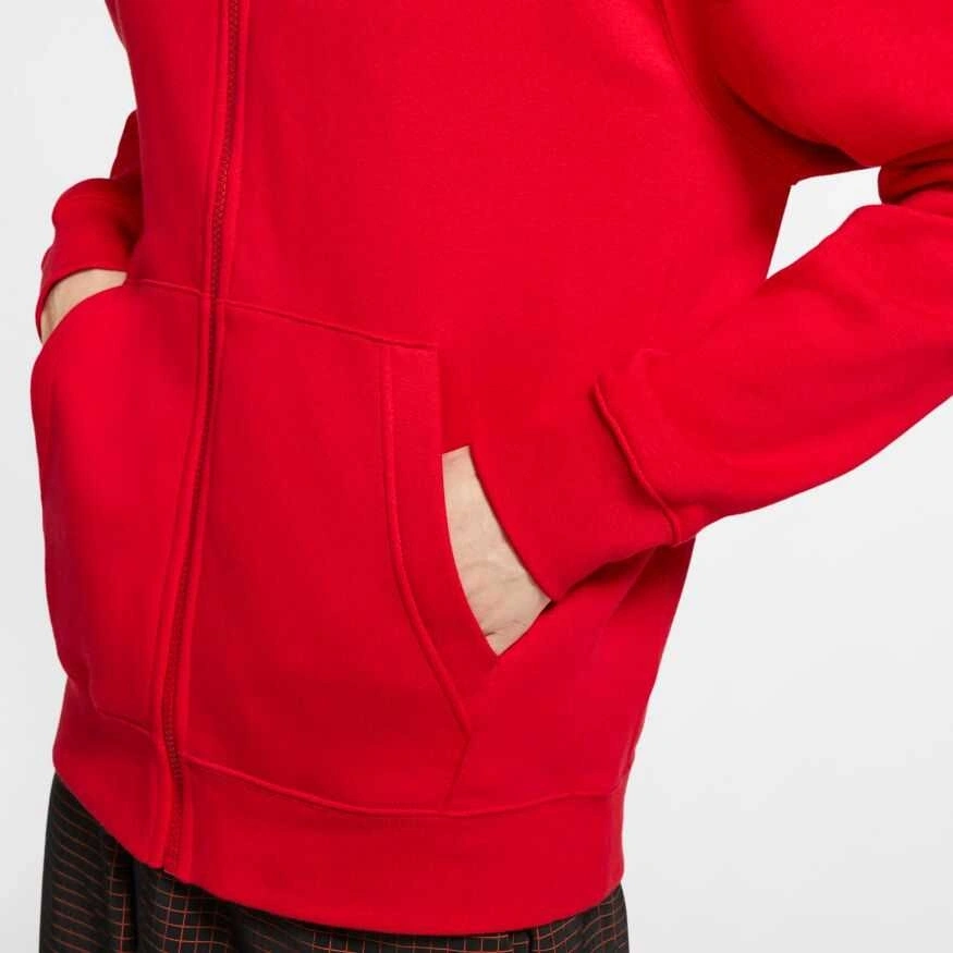 Club Fleece Full-zip Hoodie – Kırmızı