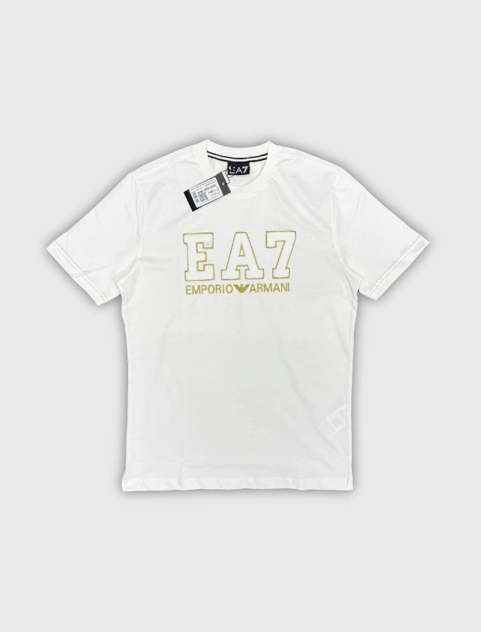 EA7 Golden Socket T-shirt - Beyaz