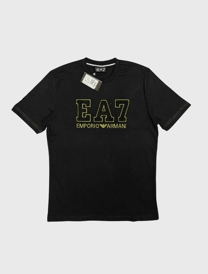 EA7 Golden Socket T-shirt - Siyah