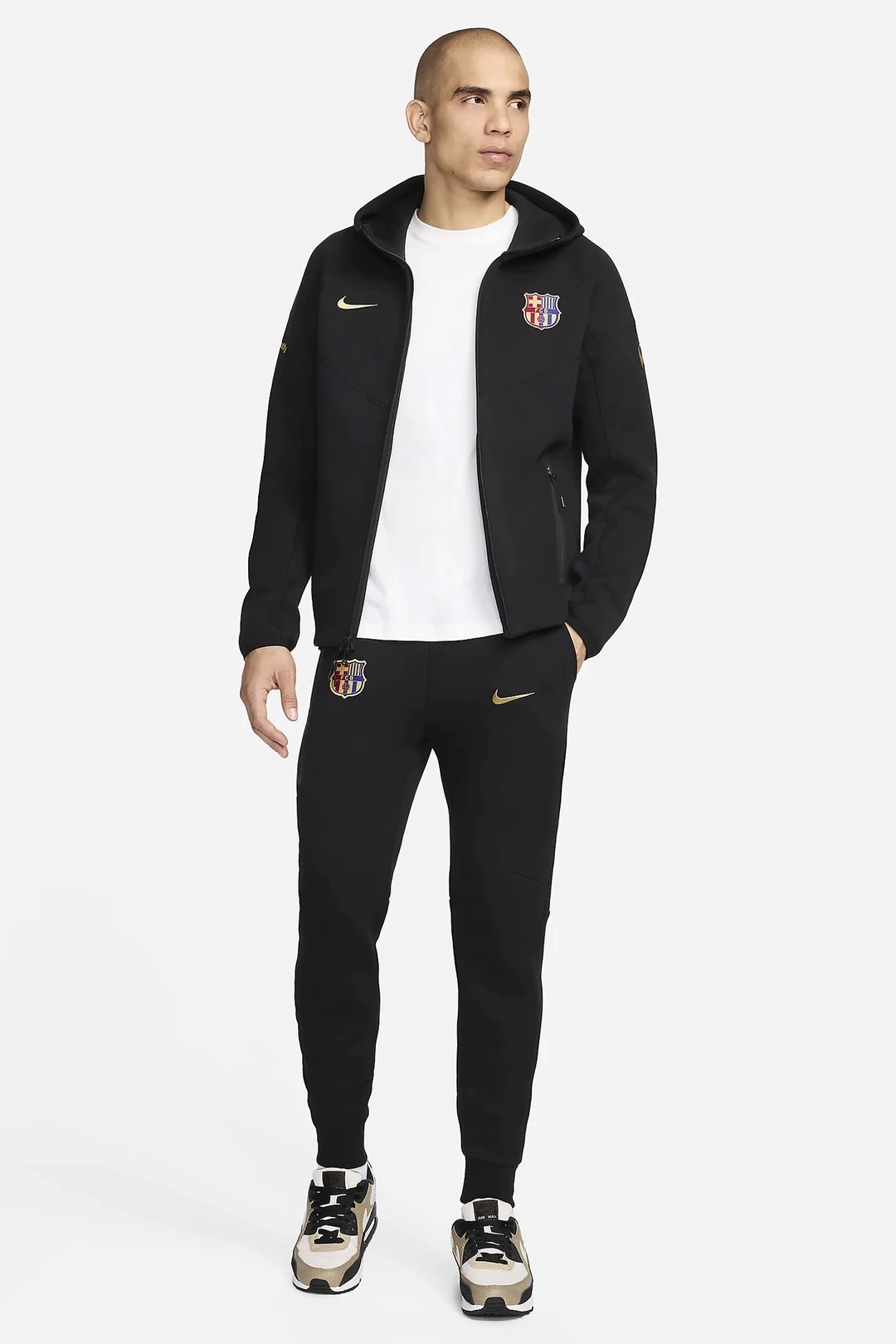 FC Barcelona X Tech Fleece Jogger – Siyah