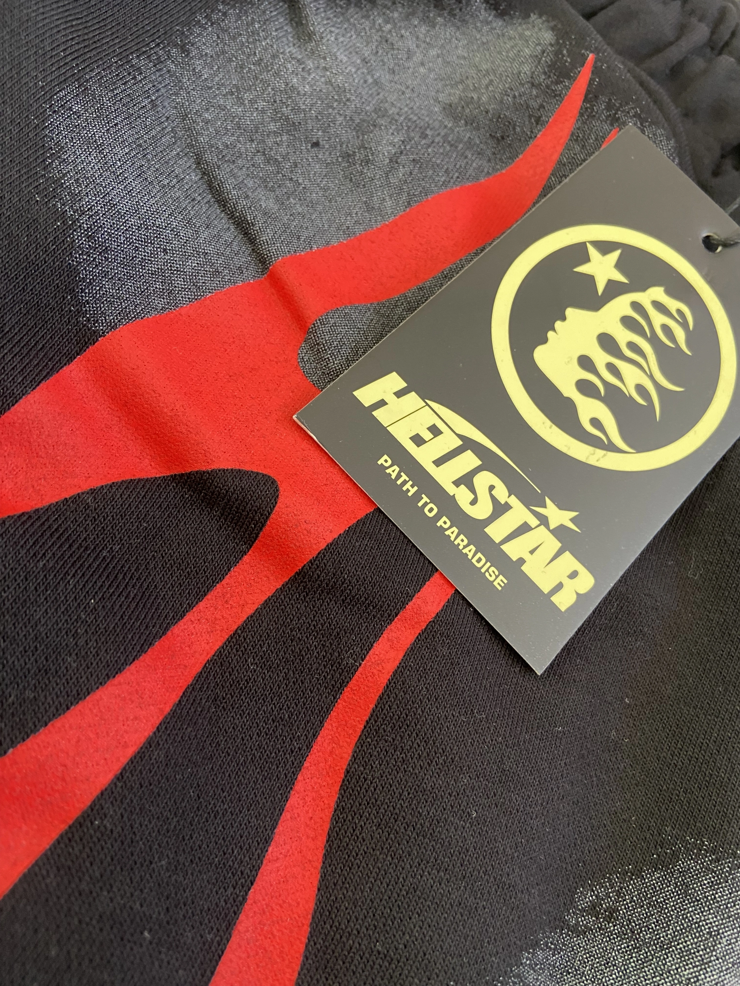 Hellstar Flame Şort - Siyah
