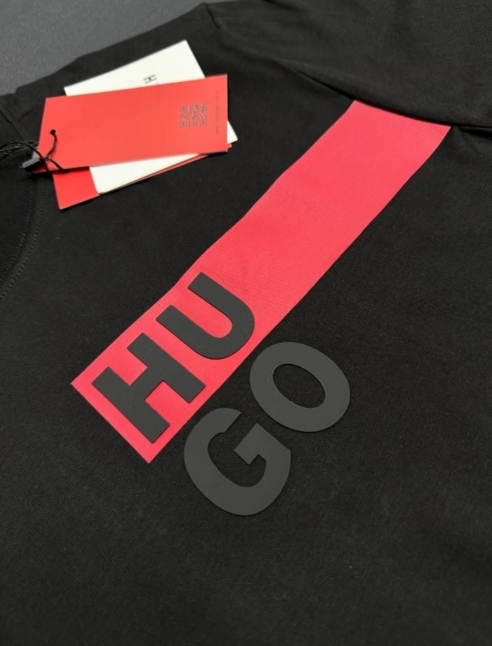HUGOBOSS Line T-shirt – Siyah