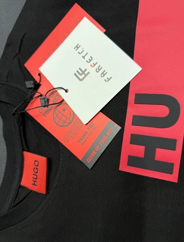 HUGOBOSS Line T-shirt – Siyah