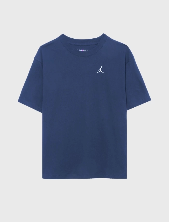 JRDN Basic İşleme Logo T-shirt - Lacivert