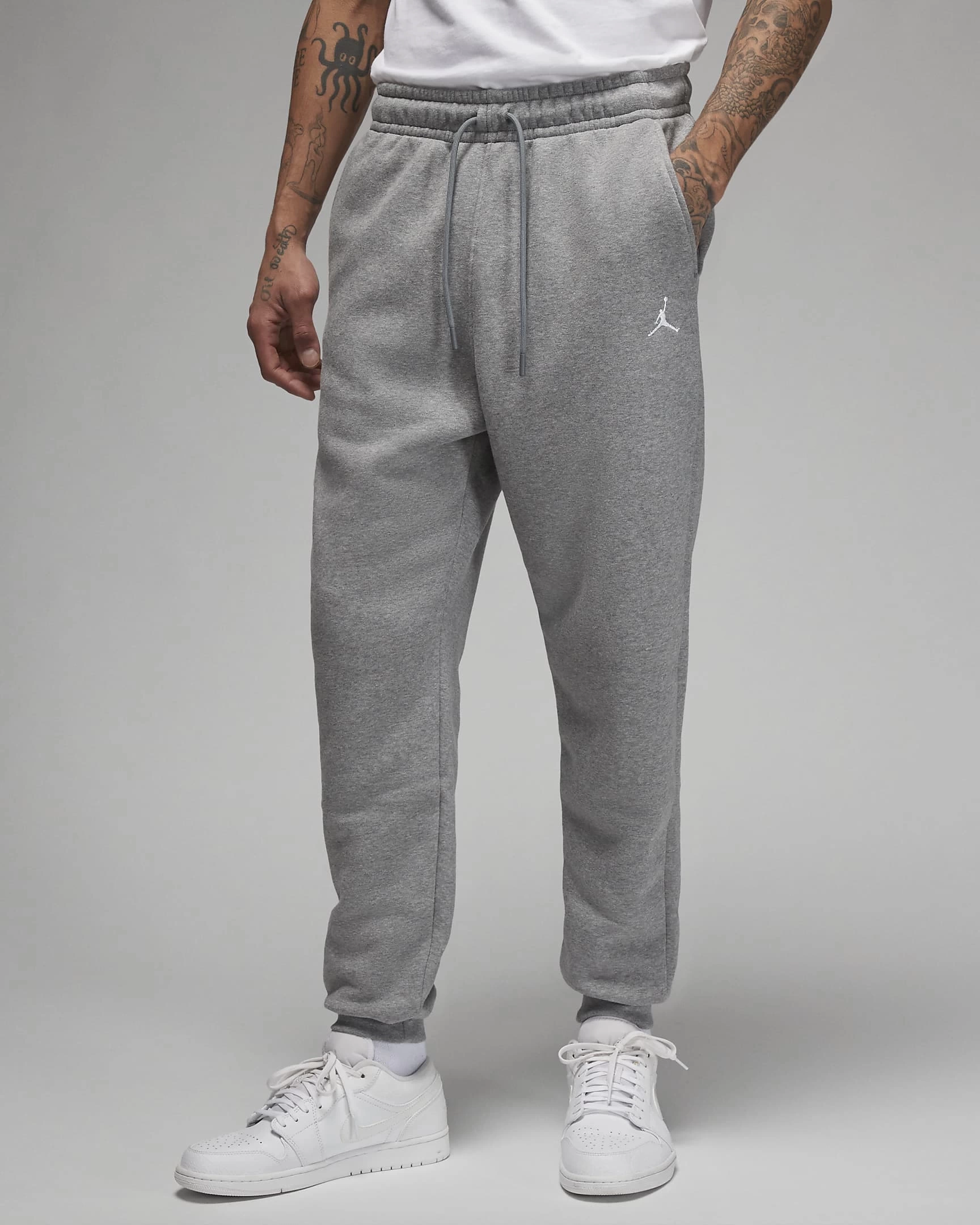 JRDN Brooklyn Logo Jogger – Gri
