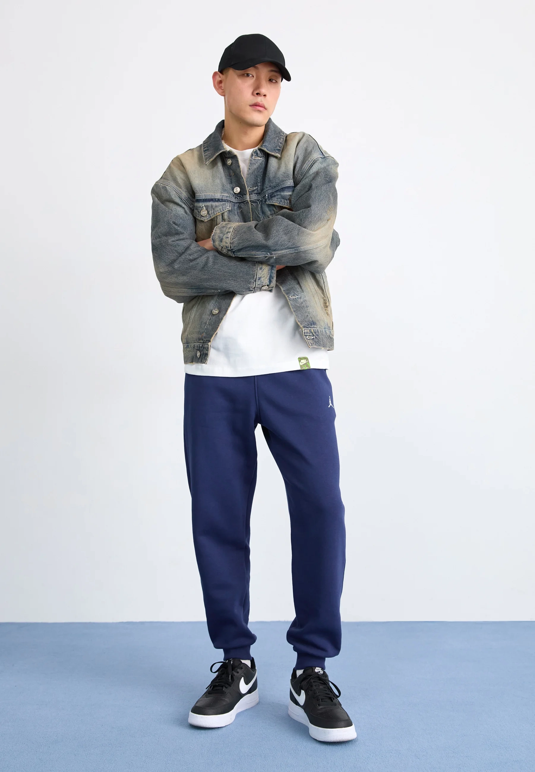 JRDN Brooklyn Logo Jogger – Lacivert