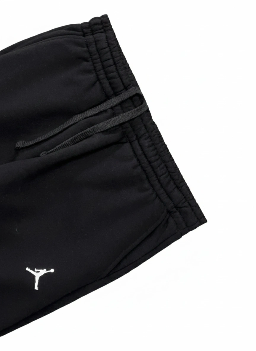 JRDN Brooklyn Logo Jogger – Siyah