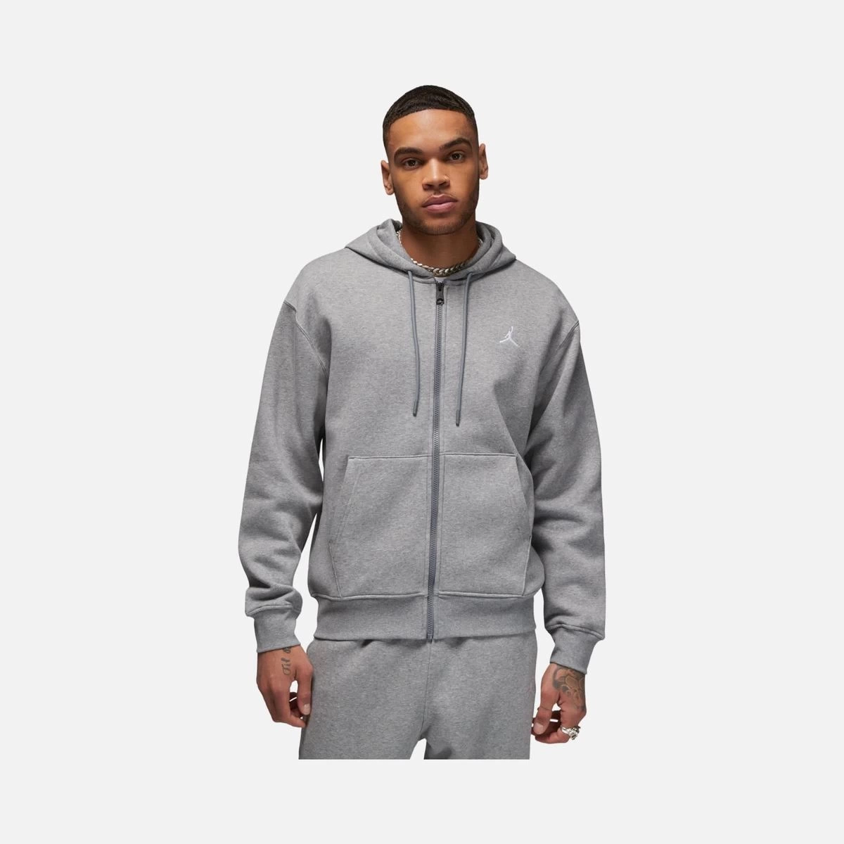 JRDN Essentials Brooklyn Full- Zip Hoodie - Gri