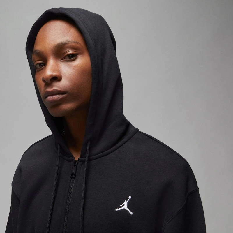 JRDN Essentials Brooklyn Full- Zip Hoodie - Siyah