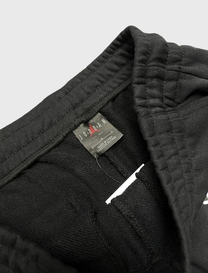 JRDN Front Printed Şort – Siyah